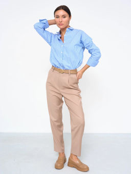 Блузка женская дл. рук. T-lab TL-B-0004V-6134 голубой.полоска  фото 5