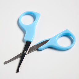 Детский маникюрный набор: ножницы, книпсер, пилка, голубой