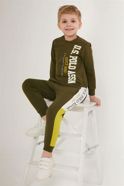 U. S. Polo Assn Пижамный комплект цвета хаки для мальчика - U.s. polo assn фото 7