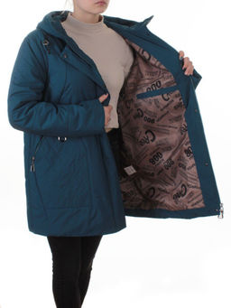 B-617 BLUE Куртка демисезонная женская (100 гр. холлофайбер)