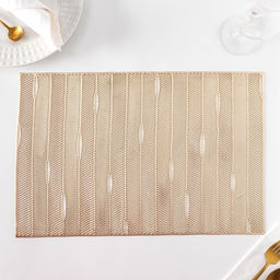 Салфетки сервировочные на стол Доляна «Триумф», 45×30 см, 4 шт., золотые