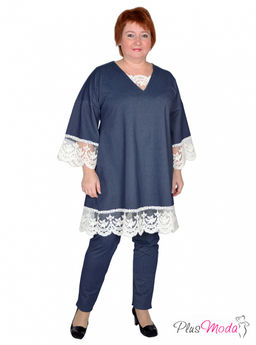 Туника Модель №384 размеры 44-80 - Plusmoda фото 6