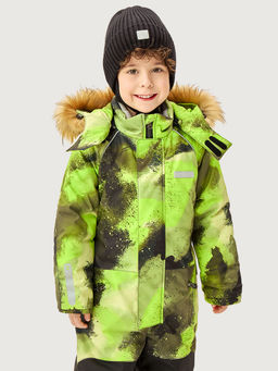 Комбинезон 8з1726 лайм/черный