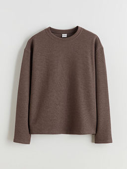 Bisiklet Yaka K?z ?ocuk Sweatshirt