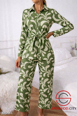 Костюм женский с рисунком