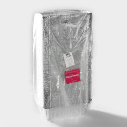 Цена за 100 шт. Форма для выпечки и запекания Доляна, 900 мл, 22116.5 см, фольга, серебристая  фото 7