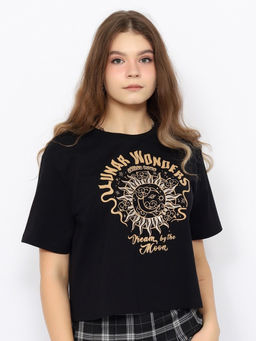 CRB wear / CWSW 60329-22 Футболка женская,черный/Ex.Cherubino