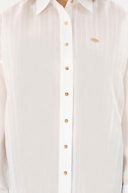 Женская белая рубашка с длинным рукавом Дополнительная скидка 11% в корзине - U.s. polo assn фото 6