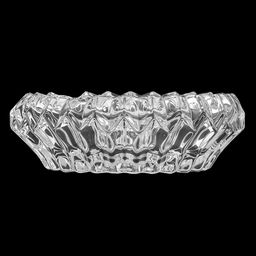 Пепельница стеклянная "Авиньон" д13,5см, h4,8см, под хрусталь, в коробке (Китай)