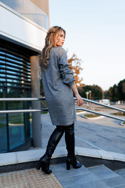 Платье AMORI 9787 серый  фото 3