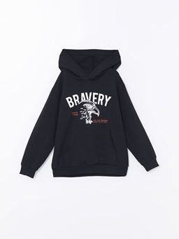 Kap??onlu Erkek ?ocuk Sweatshirt