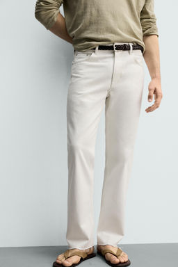 JEANS STRAIGHT FIT / Blanco - Zara фото 5