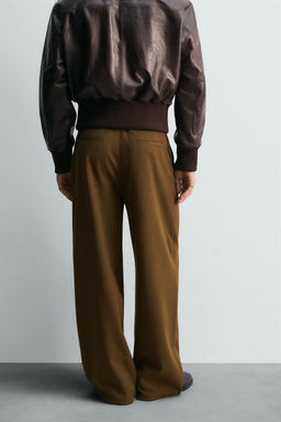 RELAXED FIT TROUSERS WITH BELT - Zara фото 3