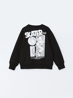 Bisiklet Yaka Erkek ?ocuk Sweatshirt