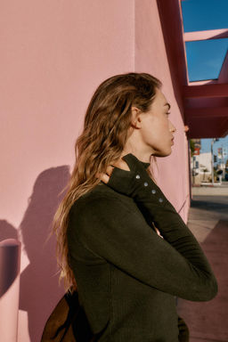 BASIC PLAIN KNIT JUMPER