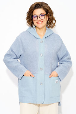 Костюм Liliana 1515/1507 голубой+экрю  фото 9