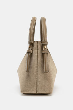 TOPSTITCH MINI TOTE BAG - Zara фото 6