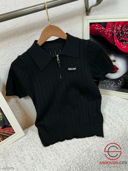 Футболка женская на полузамке