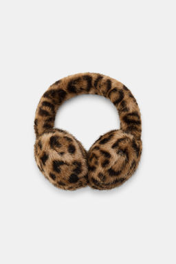 ANIMAL PRINT FAUX FUR EARMUFFS - Zara фото 3