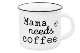 Кружка 400 мл 12*9,5*8,5 см Mama needs coffee NEW BONE CHINA - Elan gallery фото 5