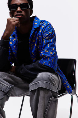 Camisa resort estampada Oversized Fit