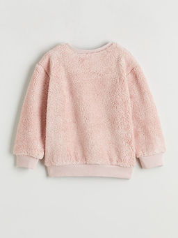 Kalp Nak??l? K?z ?ocuk Pel?? Sweatshirt