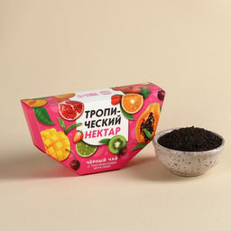 Чай чёрный Тропический нектар вкус: тропические фрукты, 20 г.