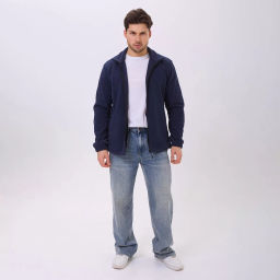 RODOS Толстовка на молнии мужская флис М-321 Синий  фото 8