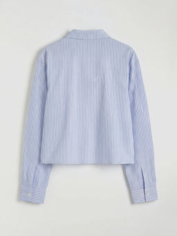 Fiyonk Detayl? K?z ?ocuk Poplin G?mlek