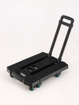 Тележка складная с раздвижной платформой, для перевозки грузов, нагрузка до 100 кг, телескопическая ручка, пластик, Greengo Тележка складная с раздвижной платформой, для перевозки грузов, нагрузка до 100 кг, телескопическая ручка, пластик, Greengo