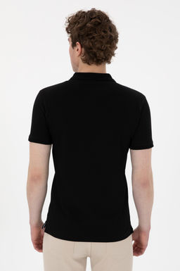 Erkek Slim Fit Polo Yaka Siyah Basic Ti__rt Sepette S_rpriz _ndirim - U.s. polo assn фото 5
