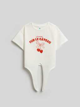 ACOOLA / Футболка детская для девочек Egina молочный  фото 3