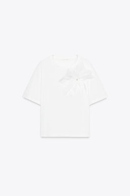 VOLUMINOUS FLORAL T-SHIRT - Zara фото 10