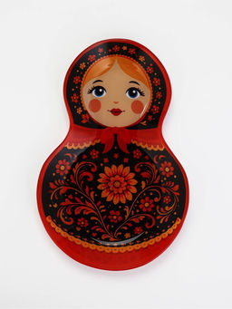 Тарелка в форме матрёшки «Классика», 14,5x22 см