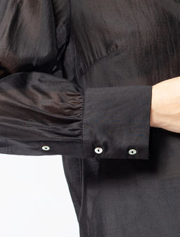 VILATTE / Блузка из полупрозрачного лиоцелла с натуральным шелком  фото 10