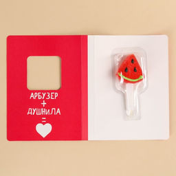 Мармелад фигурный Арбузеру на палочке, 22 г. - Simaland фото 4