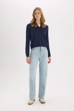 Regular Fit Polo Yaka Basic Duz Triko H?rka - Defacto фото 3