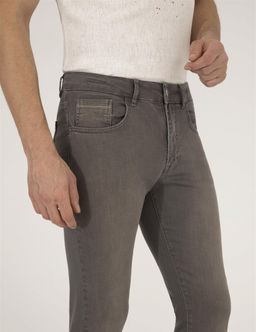 Koyu Gri Slim Fit Jean Pantolon - Pierre cardin фото 6