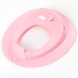 Накладка на унитаз детская Крошка Я «Зайчик», розовый