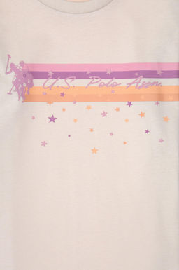 Бежевый пижамный комплект для девочки Неожиданная скидка в корзине - U.s. polo assn фото 12