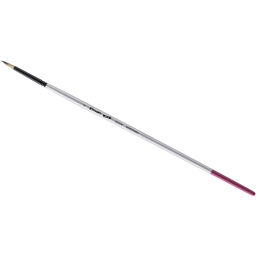 Кисть художественная Комус Арт синтетика средн.жест,кругл.,№4,длинная ручка