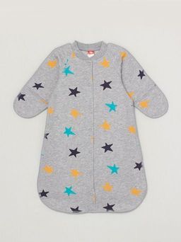 CRB wear/CWNB 90052-11-289 Комбинезон для мальчика (спальный), светло-серый меланж/Ex.Cherubino