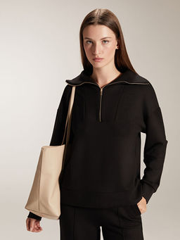 Dik Yaka Kad?n Sweatshirt