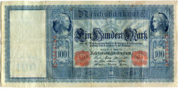 100 марок 1910 года Германия