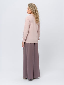 Рубашка розового цвета с длинными рукавами - 1001dress фото 4