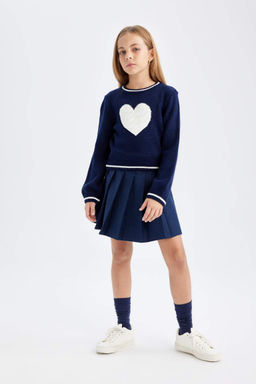 Юбка из габардина для девочки - Defacto фото 2