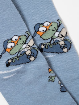 БРЕСТСКИЕ КОЛГОТКИ ДЕТСКИЕ 3280 KIDS (рисунок) СЕРО-ГОЛУБОЙ - Conte elegant фото 3