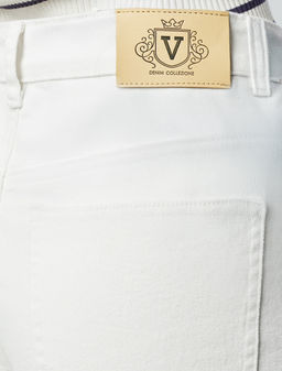 Шорты из эластичного денима - Vilatte фото 2