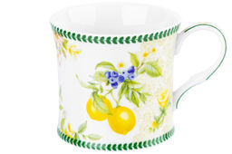 Кружка 250 мл 11,5*8,5*7,5 см "Лимоны" NEW BONE CHINA