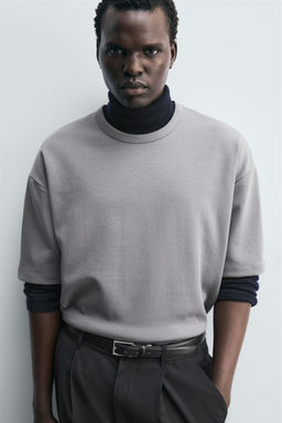 CONTRAST PATCH T-SHIRT - Zara фото 5